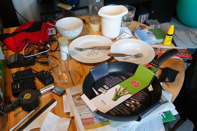 clutter attracts mice