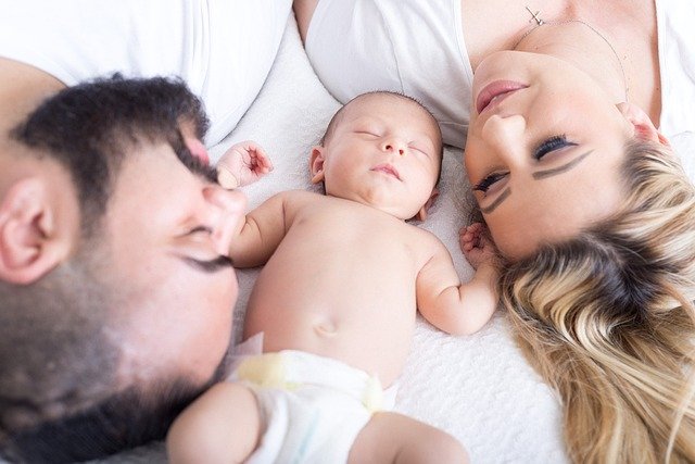 london family sleeping