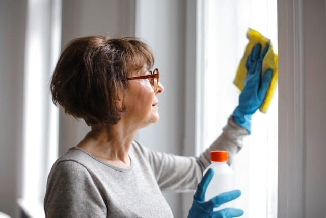 cleaning a london flat