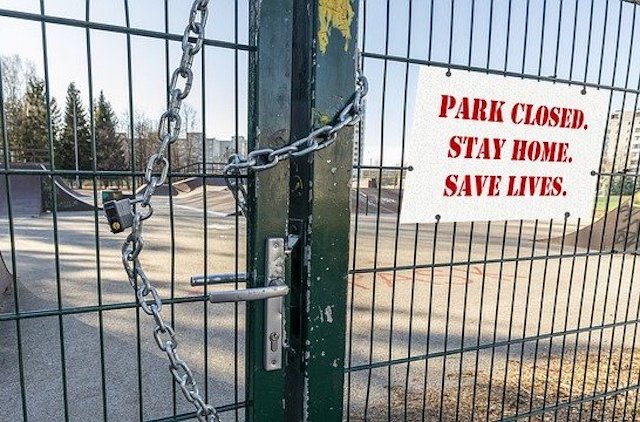 park closed in london