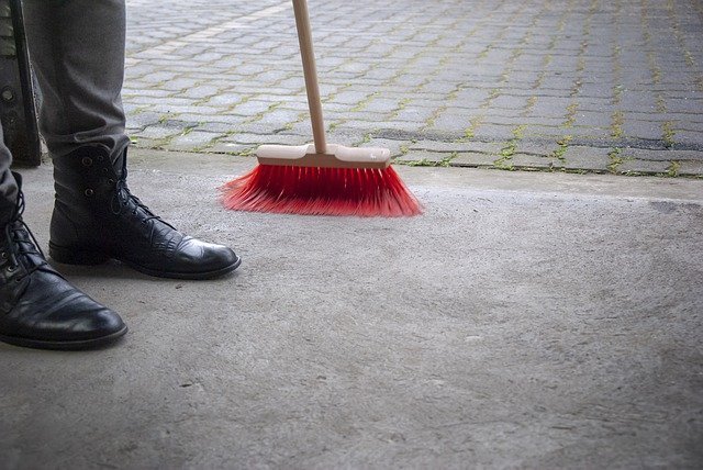 sweeping up london garage