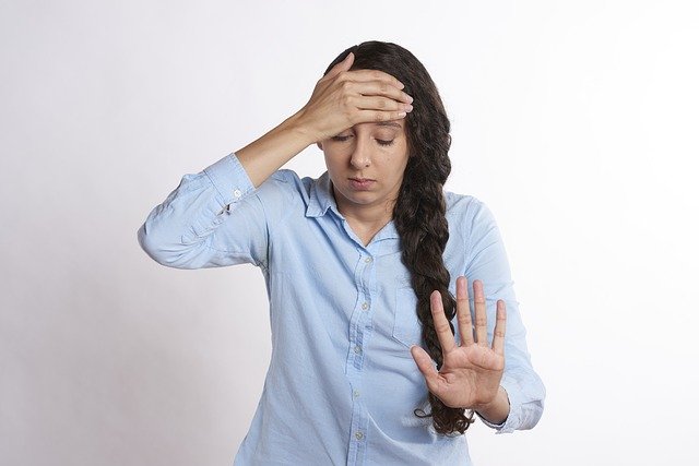 stressed out woman