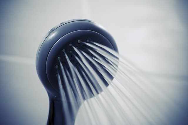 wet bathroom in london home