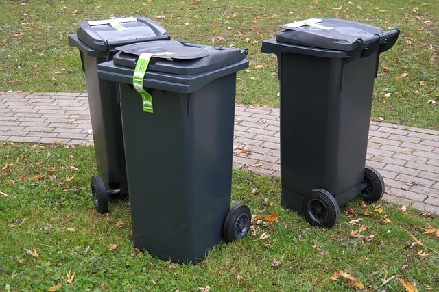 rubbish in london garden