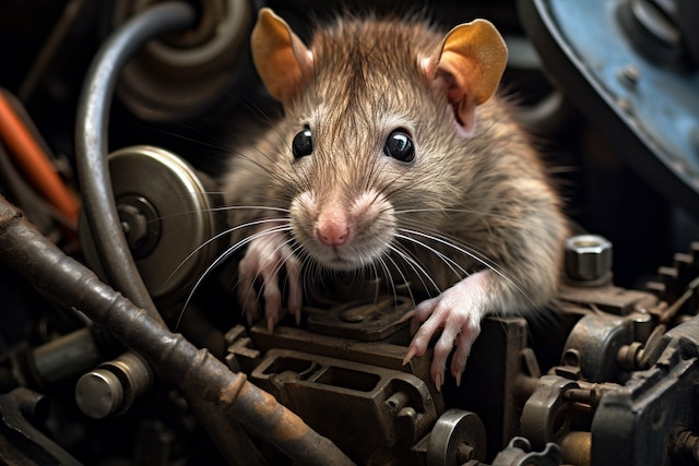 rat in london shed